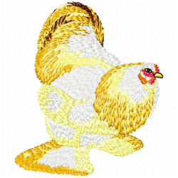 Chickens And Roosters Embroidery Design 9 Chickens And Roosters Embroidery Design 9